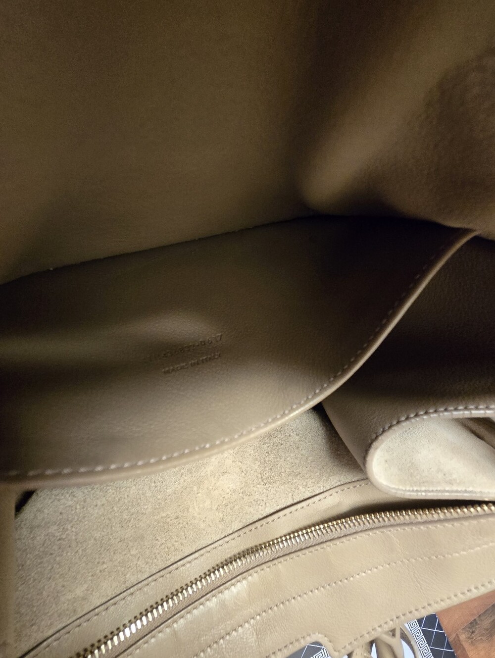 Saint Laurent YSL Taupe Satchel - Picture 15 of 15